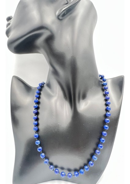 Sertifikalı Doğal Taş Lapis Lazuli Taşı Kolye Aaa Kalite 6mm indirimleri