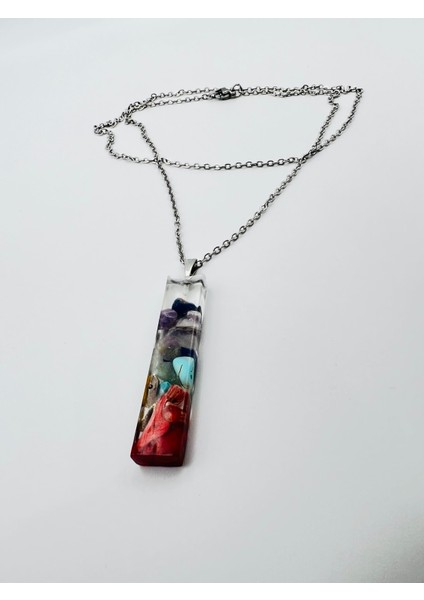 Sertifikalı Doğal Taş Epoksi Kolye fiyatları