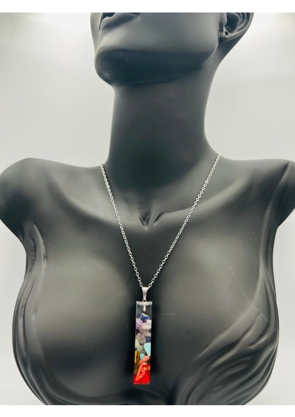 Sertifikalı Doğal Taş Epoksi Kolye indirimleri