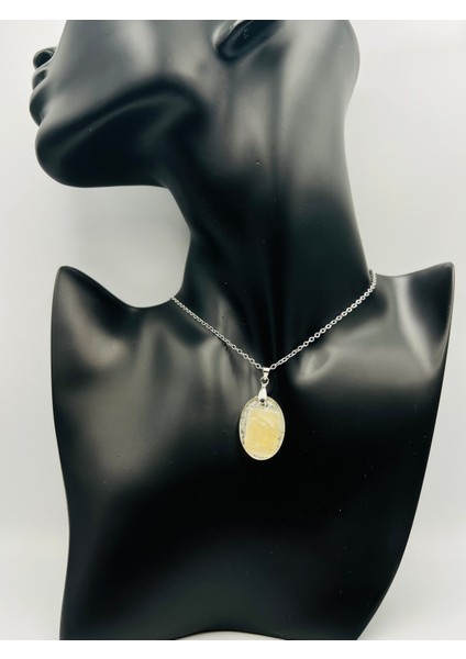 Sertifikalı Doğal Taş Epoksi Kolye fırsatları