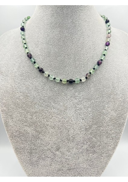 Sertifikalı Doğal Taş Florit Taşı Kolye Aaa Kalite 6mm fırsatları