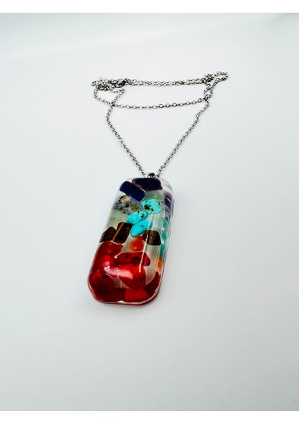 Sertifikalı Doğal Taş Epoksi Kolye fiyatları