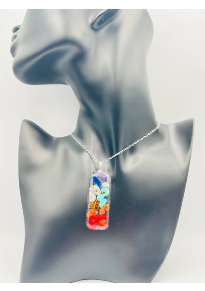 Sertifikalı Doğal Taş Epoksi Kolye fırsatları