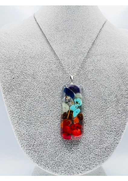 Sertifikalı Doğal Taş Epoksi Kolye indirimleri