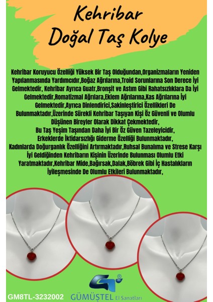 Sertifikalı Kehribar Kolye Aaa Kalite Minimal Sevenlere Özel Sürpriz Hediyeli fiyatları