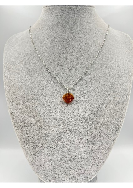 Sertifikalı Kehribar Kolye Aaa Kalite Minimal Sevenlere Özel Sürpriz Hediyeli fırsatları