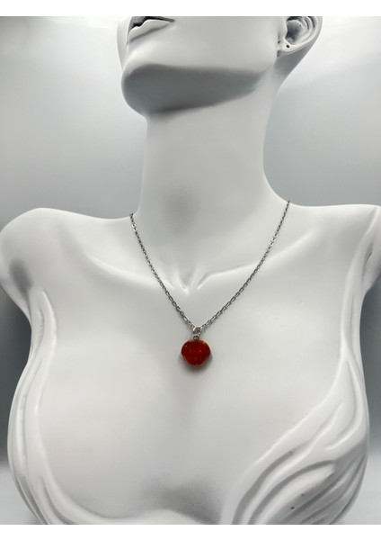 Sertifikalı Kehribar Kolye Aaa Kalite Minimal Sevenlere Özel Sürpriz Hediyeli indirimleri