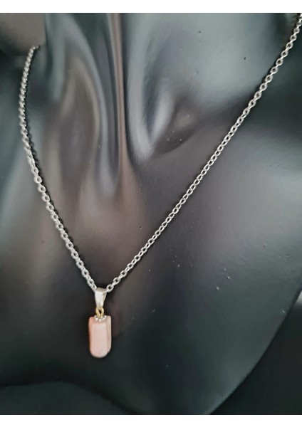 Sertifikalı Aytaşı Doğal Taş Kolye Minimal Sevenler Için Aaa Kalite