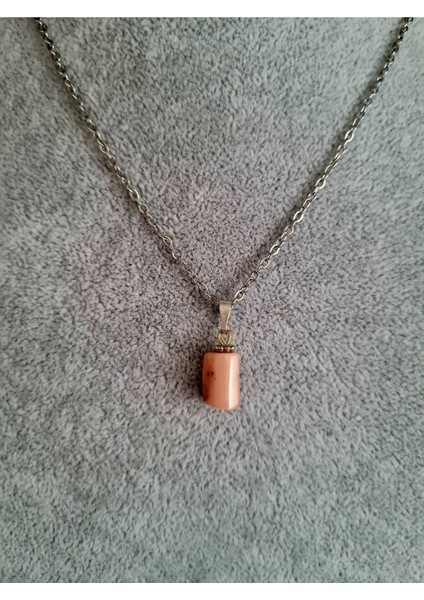 Sertifikalı Aytaşı Doğal Taş Kolye Minimal Sevenler Için Aaa Kalite fırsatları