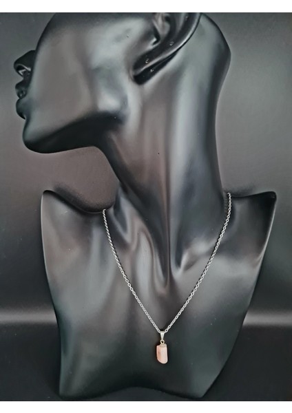 Sertifikalı Aytaşı Doğal Taş Kolye Minimal Sevenler Için Aaa Kalite indirimleri