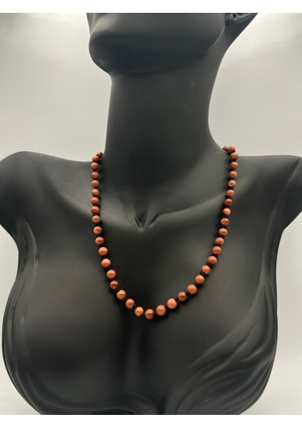 Sertifikalı Doğal Taş Yıldız Taşı Kolye Aaa Kalite 6mm