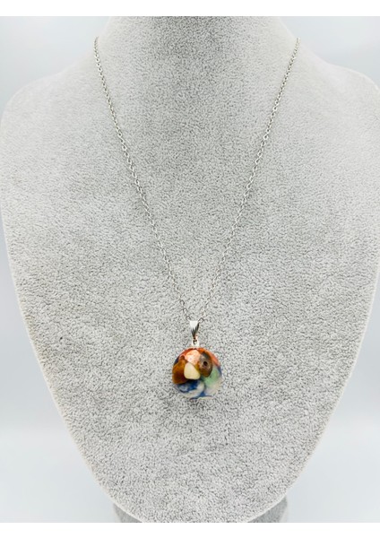 Sertifikalı Doğal Taş Epoksi Kolye fırsatları