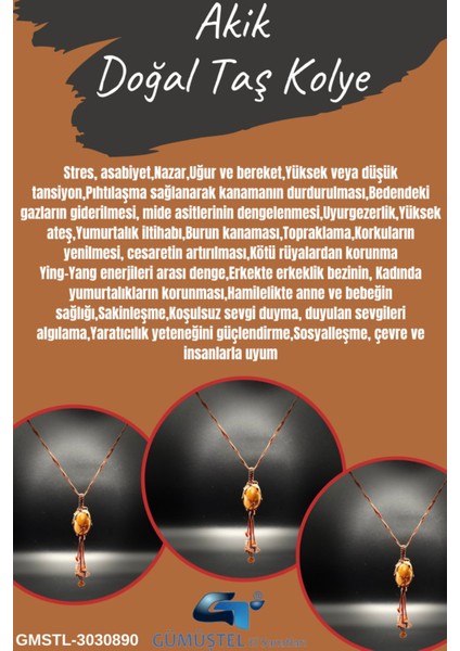 Sertifikalı Akik Doğal Taş Tasarım Kolye El Yapımı Örgü Model Aaa Kalite fiyatları