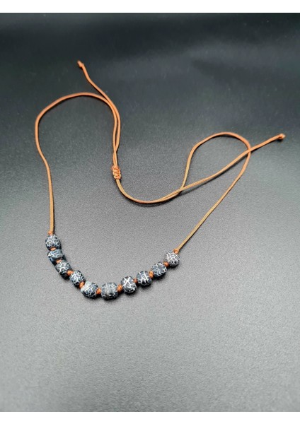 Sertifikalı Küp Akik Doğal Taş Kolye fırsatları