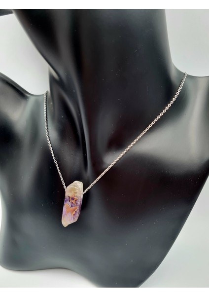 Sertifikalı Doğal Taş Ametist Kolye Aaa Kalite Sürpriz fiyatları