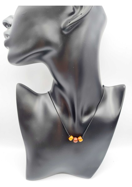 Sertifikalı Doğal Kehribar Taşı Tasarım Kolye fiyatları