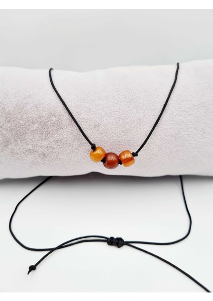 Sertifikalı Doğal Kehribar Taşı Tasarım Kolye modelleri