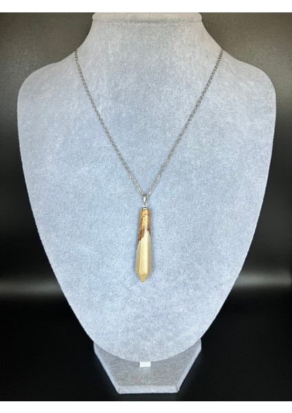 Sertifikalı Jasper Doğal Taş Pandül Kolye Zincir modelleri