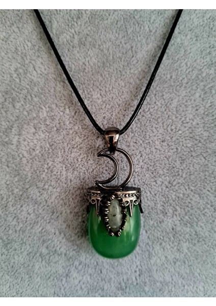 Sertifikalı Aventurin Doğal Taş Kolye Tasarım Aaa Kalite Sürpriz Hediyeli indirimleri