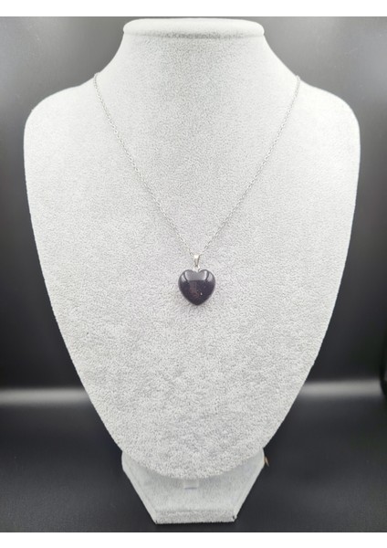 Sertifikalı Yıldız Doğal Taş Kalp Model Kolye Aaa Kalite Sürpriz Hediyeli modelleri