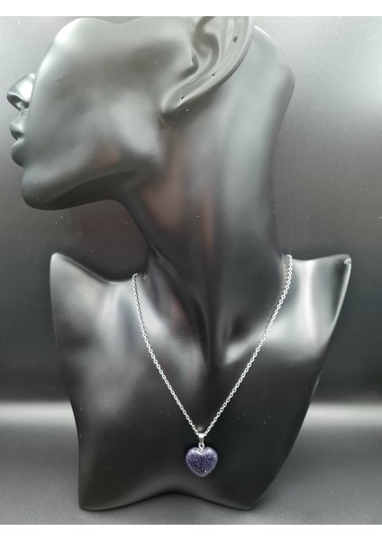 Sertifikalı Yıldız Doğal Taş Kalp Model Kolye Aaa Kalite Sürpriz Hediyeli indirimleri