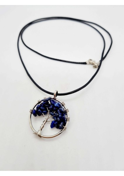 Sertifikalı Lapis Lazuli Taşı Hayat Ağacı Kolye Orijinal Doğal Taş fiyatları