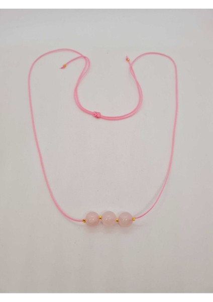 Sertifikalı Pembe Kuvars Doğal Taş Kolye Ayarlanabilir Orijinal Doğal Taş Çok Fonksiyonlu Kolye indirimleri