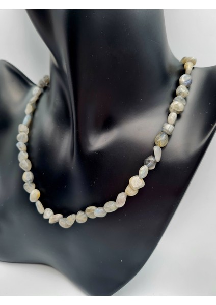 Sertifikalı Labradorit Orijinal Doğal Taş Tımbıl Kolye Aaa Kalite fiyatları