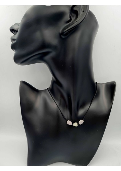 Sertifikalı Doğal Taş Morganit Taşı Kolye Orijinal Doğal Taş Sürpriz Hediyeli fırsatları