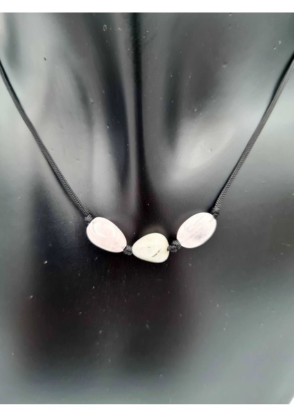 Sertifikalı Doğal Taş Morganit Taşı Kolye Orijinal Doğal Taş Sürpriz Hediyeli indirimleri