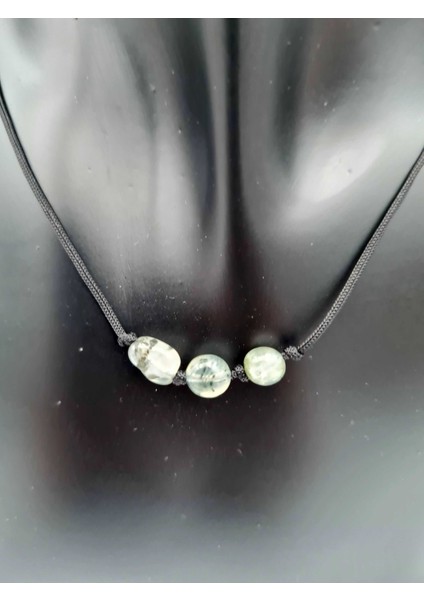 Sertifikalı Doğal Taş Prehnite Taşı Kolye Orijinal Doğal Taş Sürpriz Hediyeli indirimleri