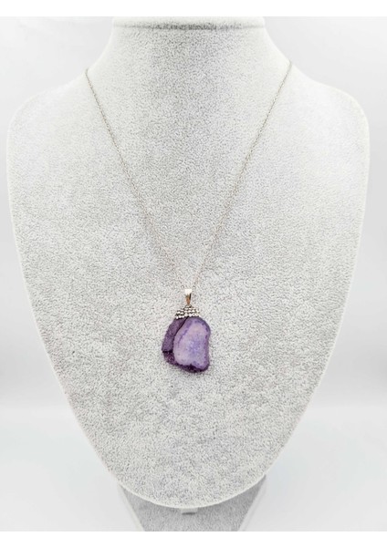 Sertifikalı Doğal Işlenmemiş Akik Taşı Kolye Tasarım fiyatları