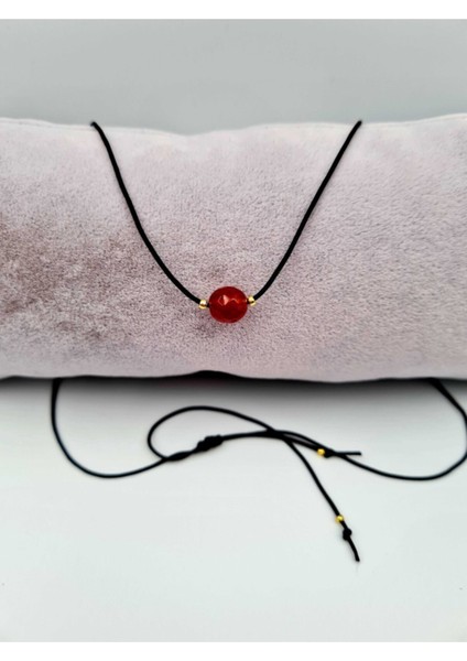 Sertifikalı Oğlak Burcu Turuncu Akik Taşı Doğal Taş Kolye fiyatları