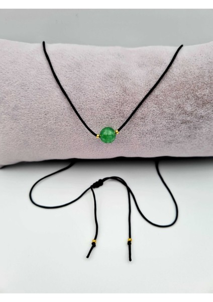 Sertifikalı Terazi Burcu Aventurin Taşı Doğal Taş Kolye fiyatları