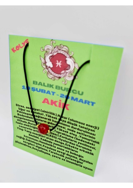 Sertifikalı Balık Burcu Turuncu Akik Taşı Doğal Taş Kolye modelleri