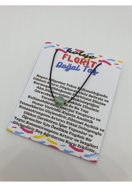 Sertifikalı Florit Taşı Kolye Ayarlanabilir Orijinal Doğal Taş Çok Fonksiyonlu Kolye fiyatları