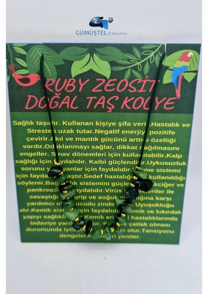 Sertifikalı Ruby Zeosit Taşı Tasarım Kolye Ayarlanabilir Orijinal Doğal Taş Çok Fonksiyonlu Kolye fiyatları