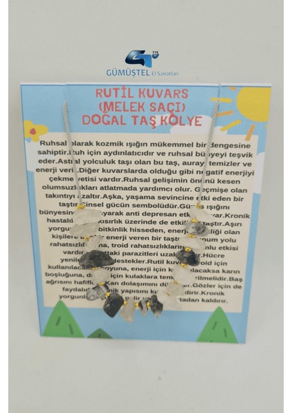 Sertifikalı Rutil Kuvars Melek Saçı Taşı Tasarım Kolye Ayarlanabilir Orijinal Doğal Taş Çok Fonksiyonlu Kolye fiyatları