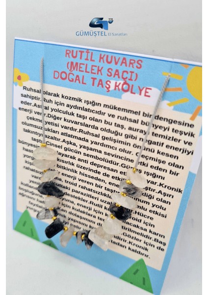 Sertifikalı Rutil Kuvars Melek Saçı Taşı Tasarım Kolye Ayarlanabilir Orijinal Doğal Taş Çok Fonksiyonlu Kolye modelleri