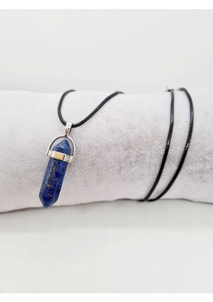 Sertifikalı Lapis Lazuli Doğal Taş Pandül Kolye Zincir ve Ip Dahil fiyatları