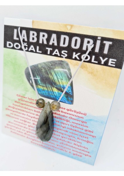 Sertifikalı Labradorit Doğal Taş Kolye Aaa Kalite Orijinal Doğal Taş fiyatları