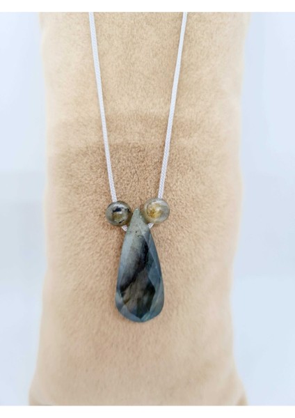 Sertifikalı Labradorit Doğal Taş Kolye Aaa Kalite Orijinal Doğal Taş indirimleri