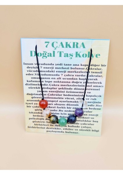 Sertifikalı Doğal 7 Çakra Tasarım Kolye Doğal Taş 8 mm fırsatları