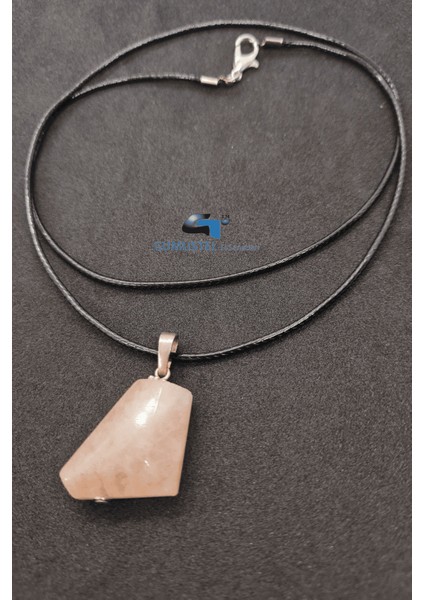 Sertifikalı Morganit Doğal Taş Kolye Zincir Hediyeli modelleri