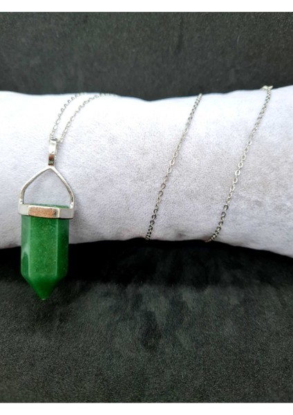 Sertifikalı Aventurin Doğal Taş Obelix Kolye