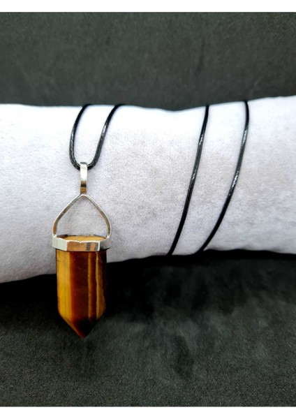 Sertifikalı Kaplan Gözü Doğal Taş Obelix Kolye fiyatları