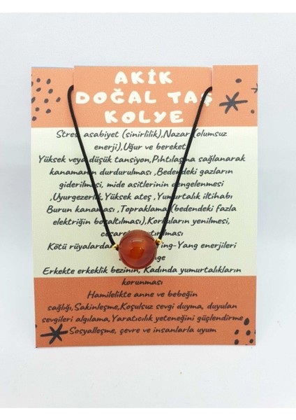 Sertifikalı Akik Taşı Kolye Ayarlanabilir Orijinal Doğal Taş Çok Fonksiyonlu Kolye 12 mm modelleri