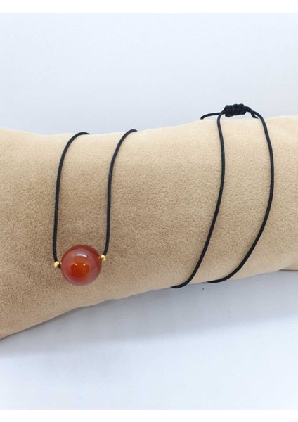 Sertifikalı Akik Taşı Kolye Ayarlanabilir Orijinal Doğal Taş Çok Fonksiyonlu Kolye 12 mm fırsatları