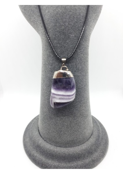 Sertifikalı Ametist Taşı Doğal Taş Kolye fiyatları