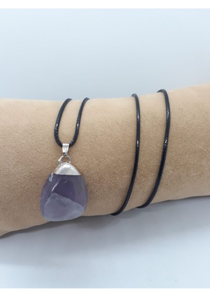 Sertifikalı Ametist Taşı Doğal Taş Kolye modelleri